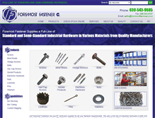 Tablet Screenshot of foremostfastener.com